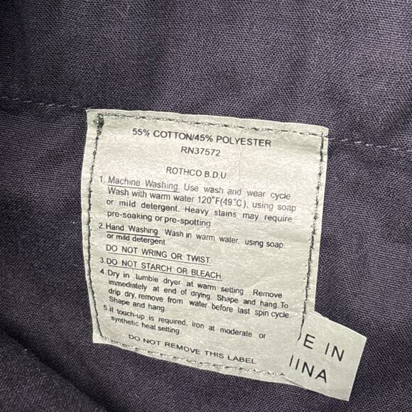 US Army Cargo Pants Mens XL 39/32 Camouflage Canvas Combat Button Fly - Picture 6 of 7